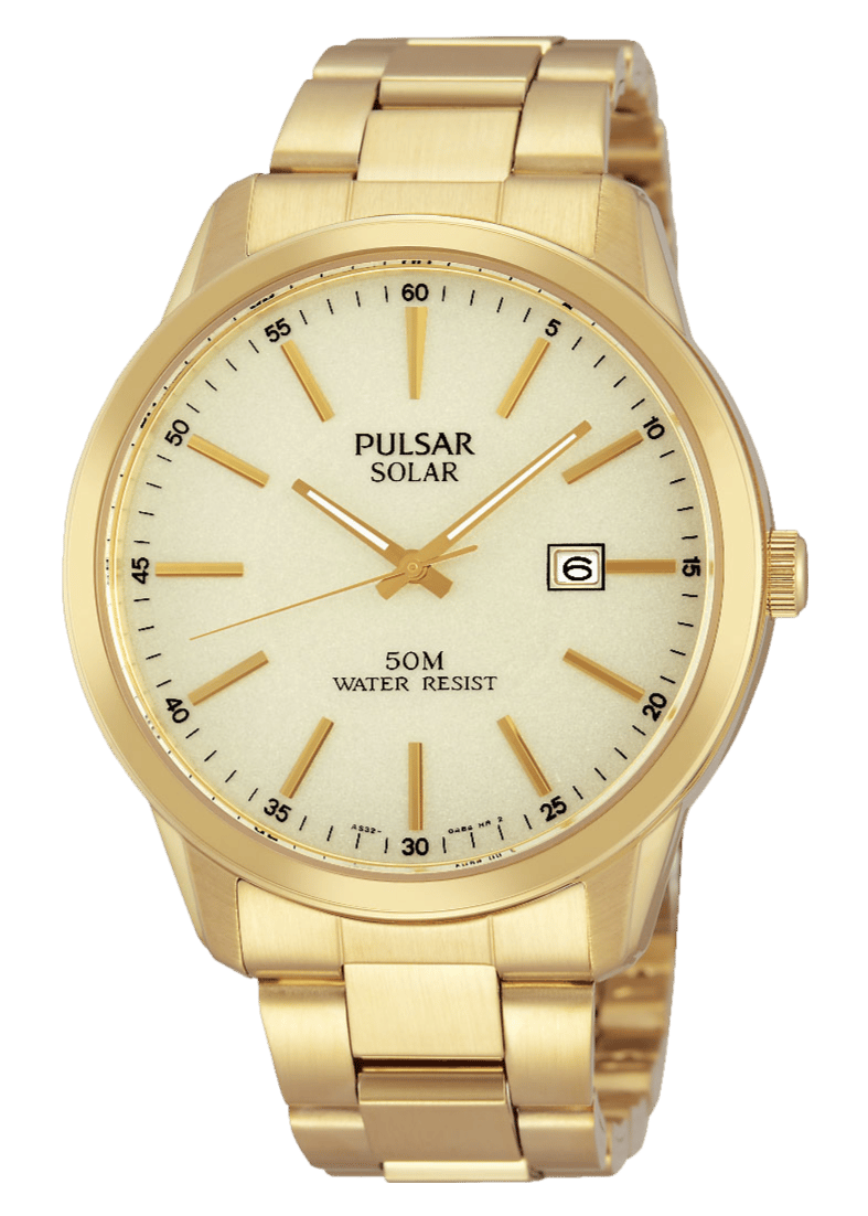Pulsar stainless steel heren horloge PX3026X
