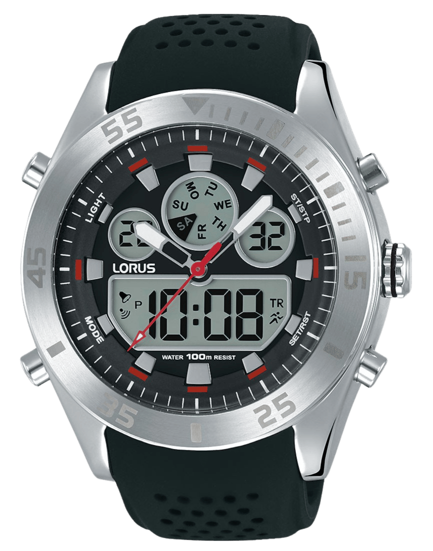 Digitale Lorus-Herrenarmbanduhr R2339LX9
