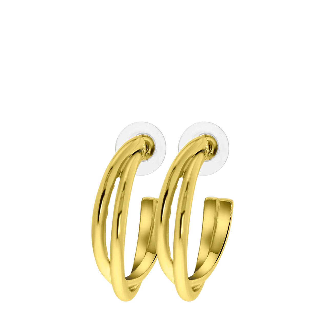 Bijoux goudkleurige oorringen voor dames