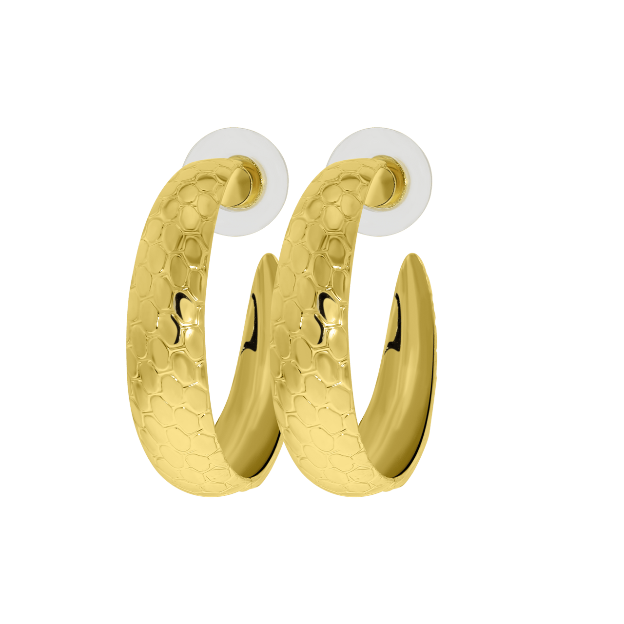 Goldfarbenes Statement-Blatt von Bijoux