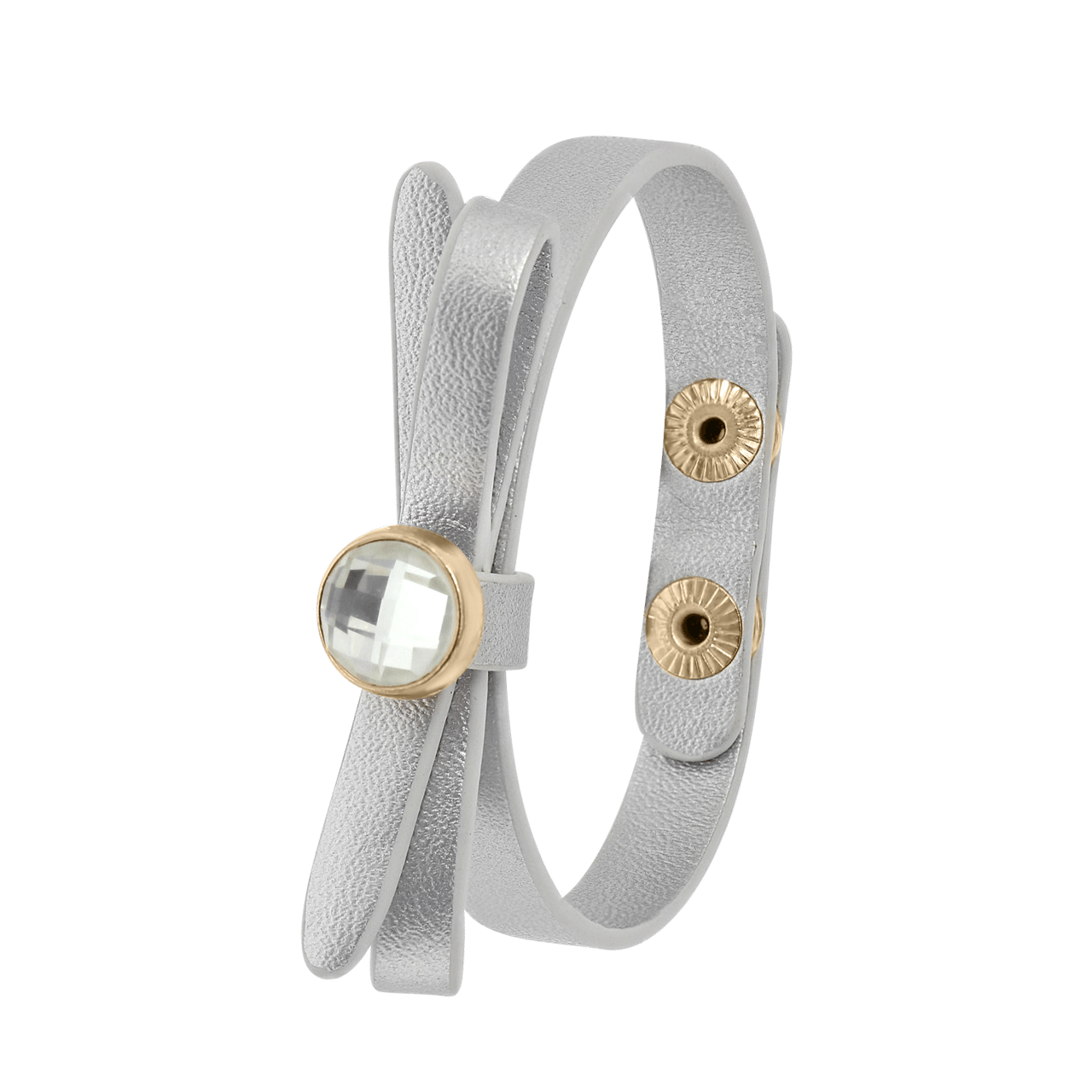 Zilverkleurige byoux armband