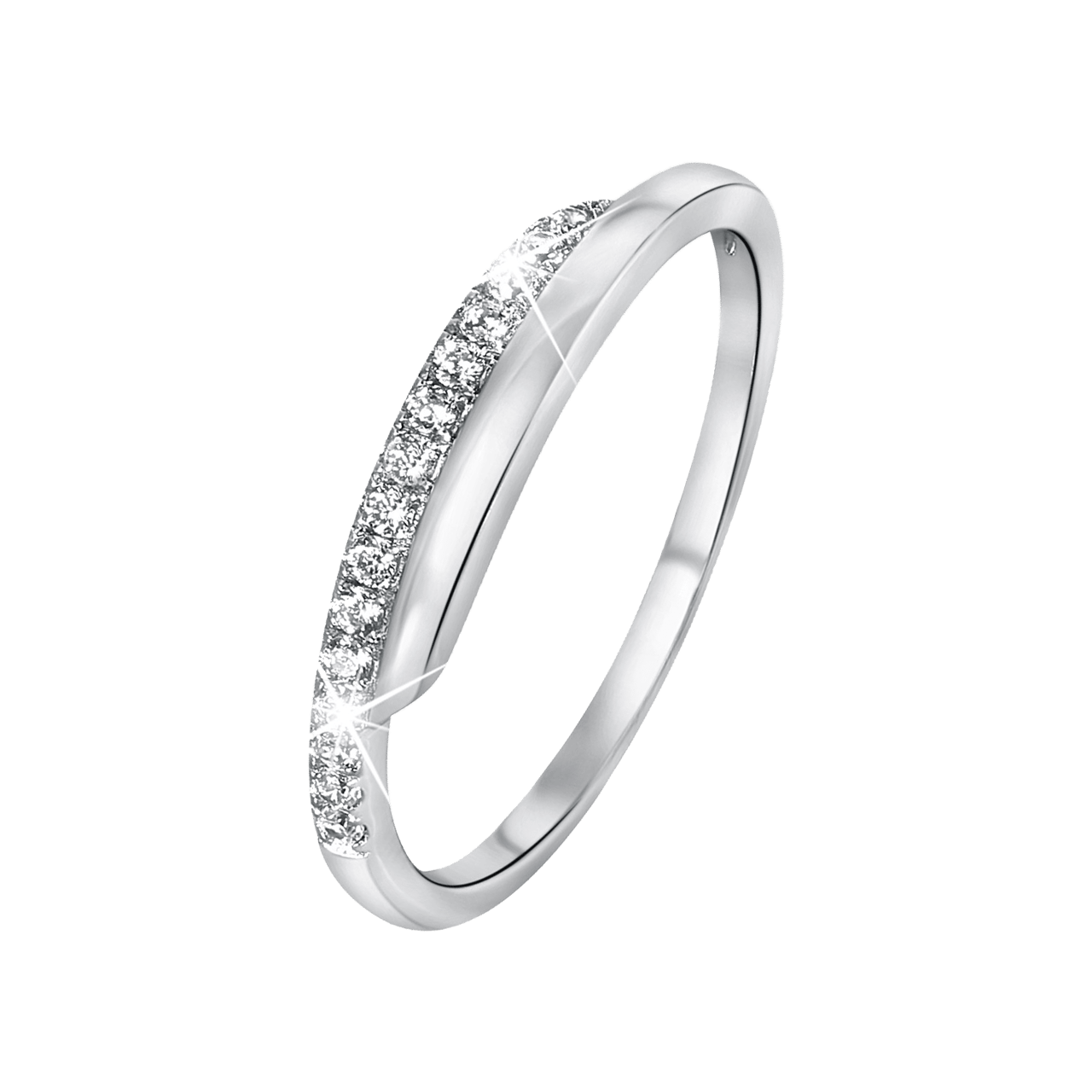 Ring, 925 Silber, mit Zirkonia