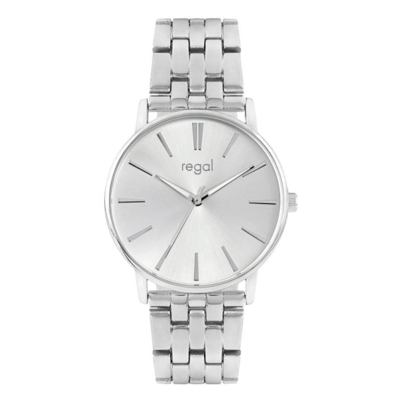 Regal heren horloge met stainless steel band