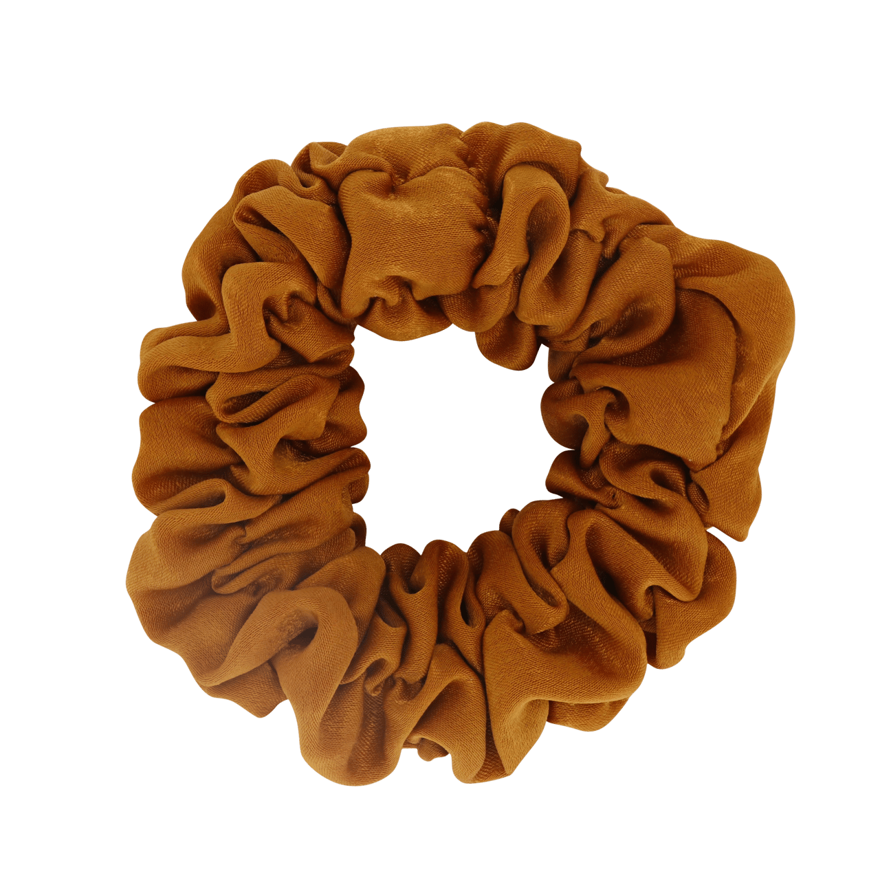 Donkergele scrunchie