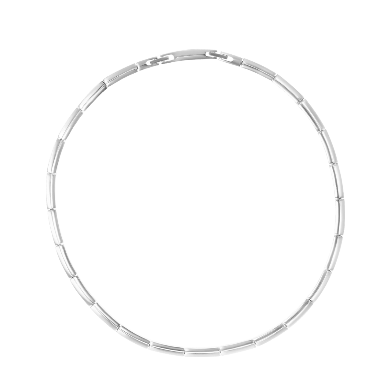 Stainless steel ketting mat/glans