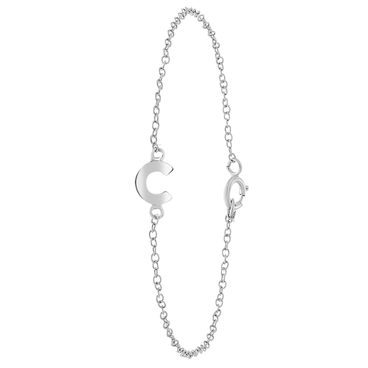 Kinderarmband aus 925 Silber, Alphabet