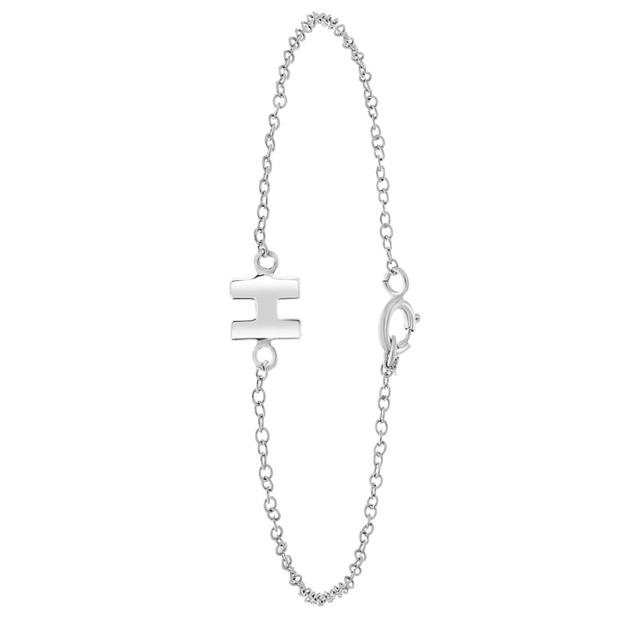 Kinderarmband aus 925 Silber, Alphabet
