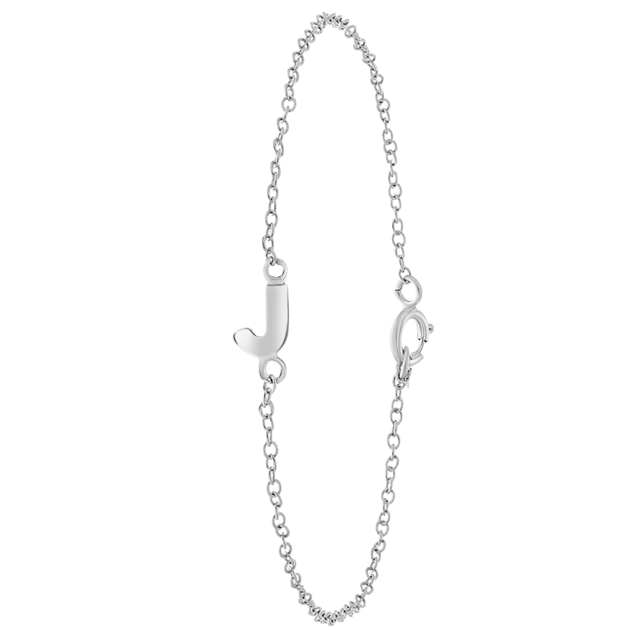 Kinderarmband aus 925 Silber, Alphabet