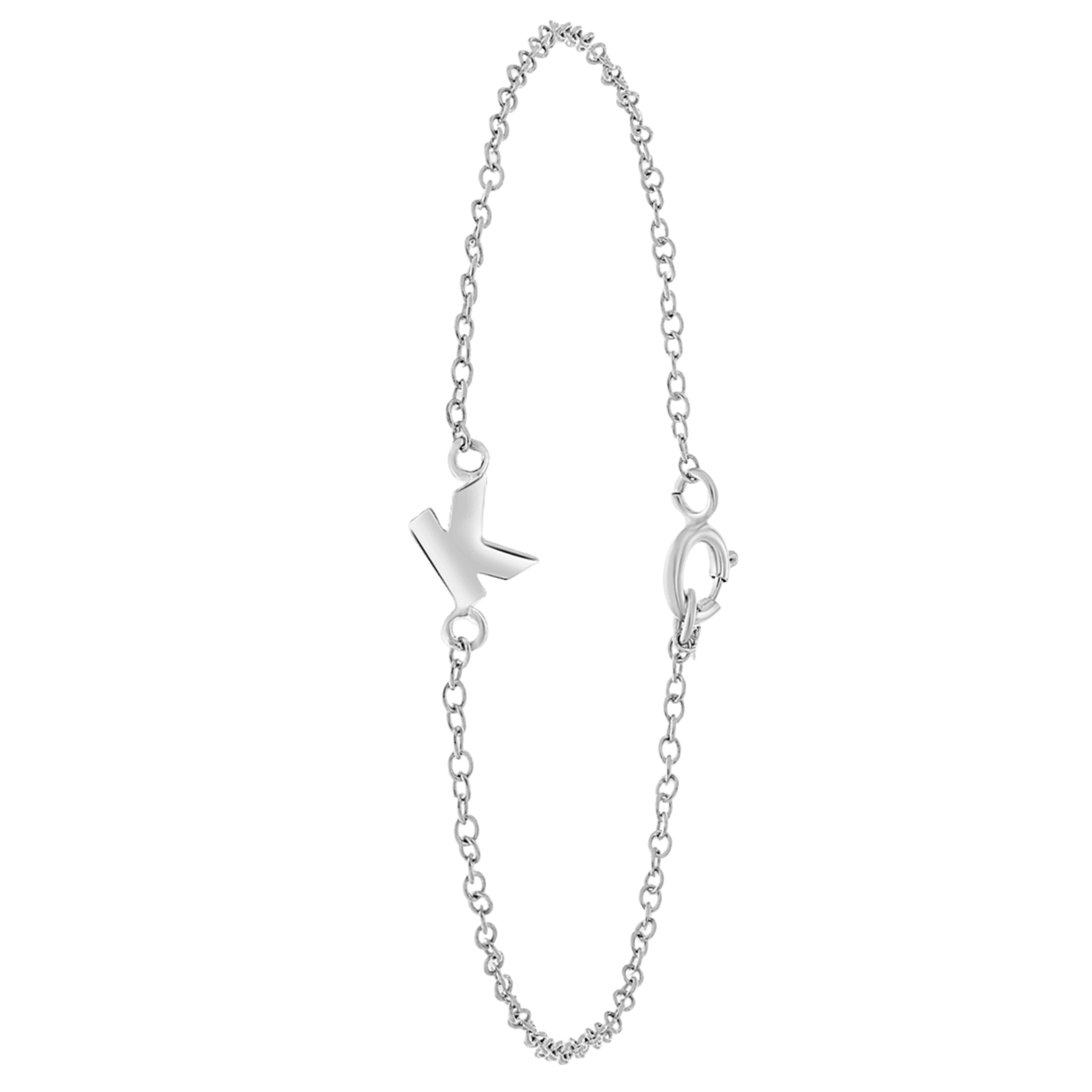 Kinderarmband aus 925 Silber, Alphabet