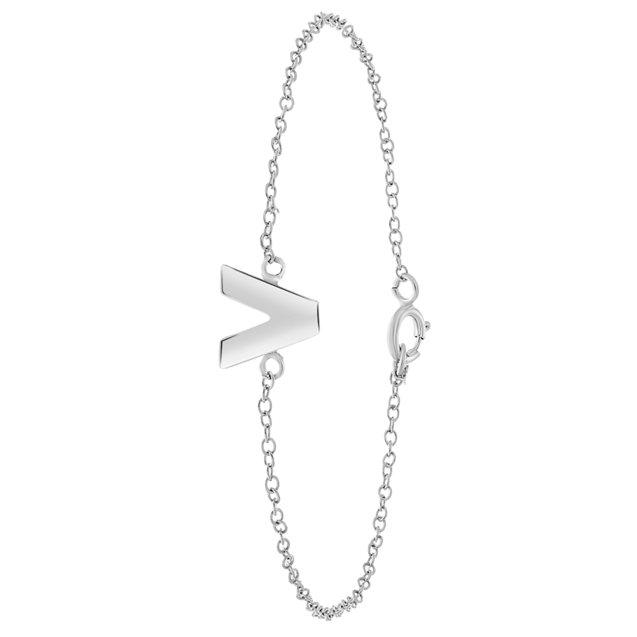 Kinderarmband aus 925 Silber, Alphabet