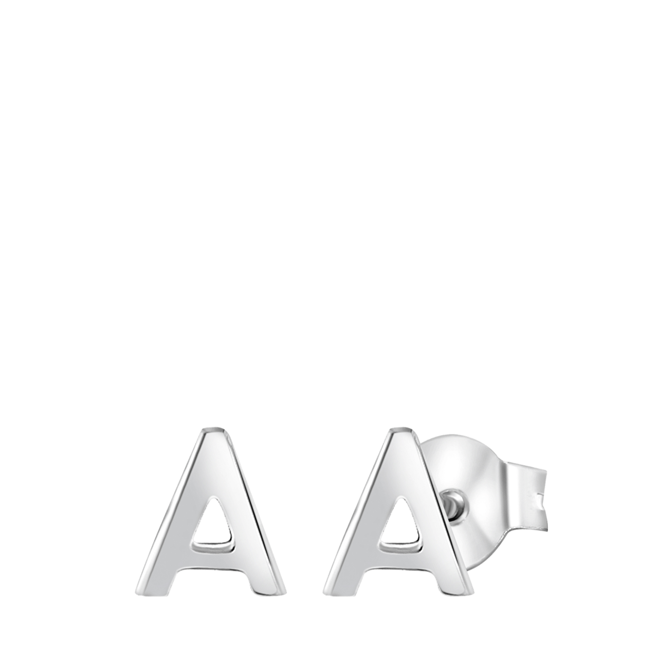 Kinderohrringe aus 925 Silber, Alphabet