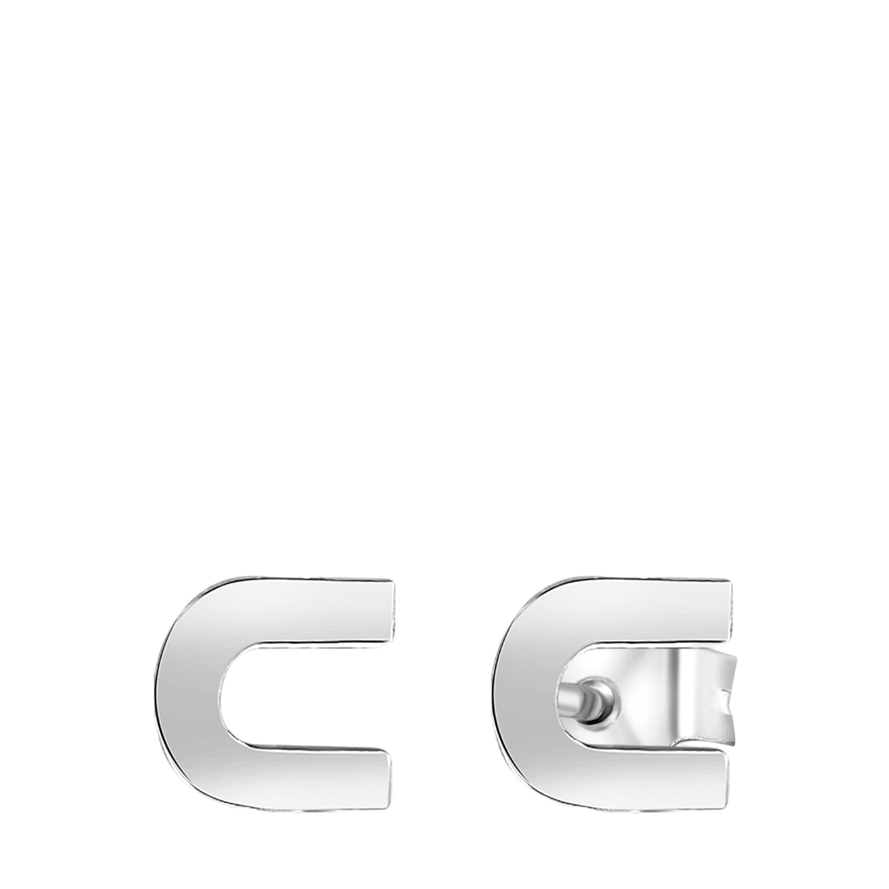 Kinderohrringe aus 925 Silber, Alphabet