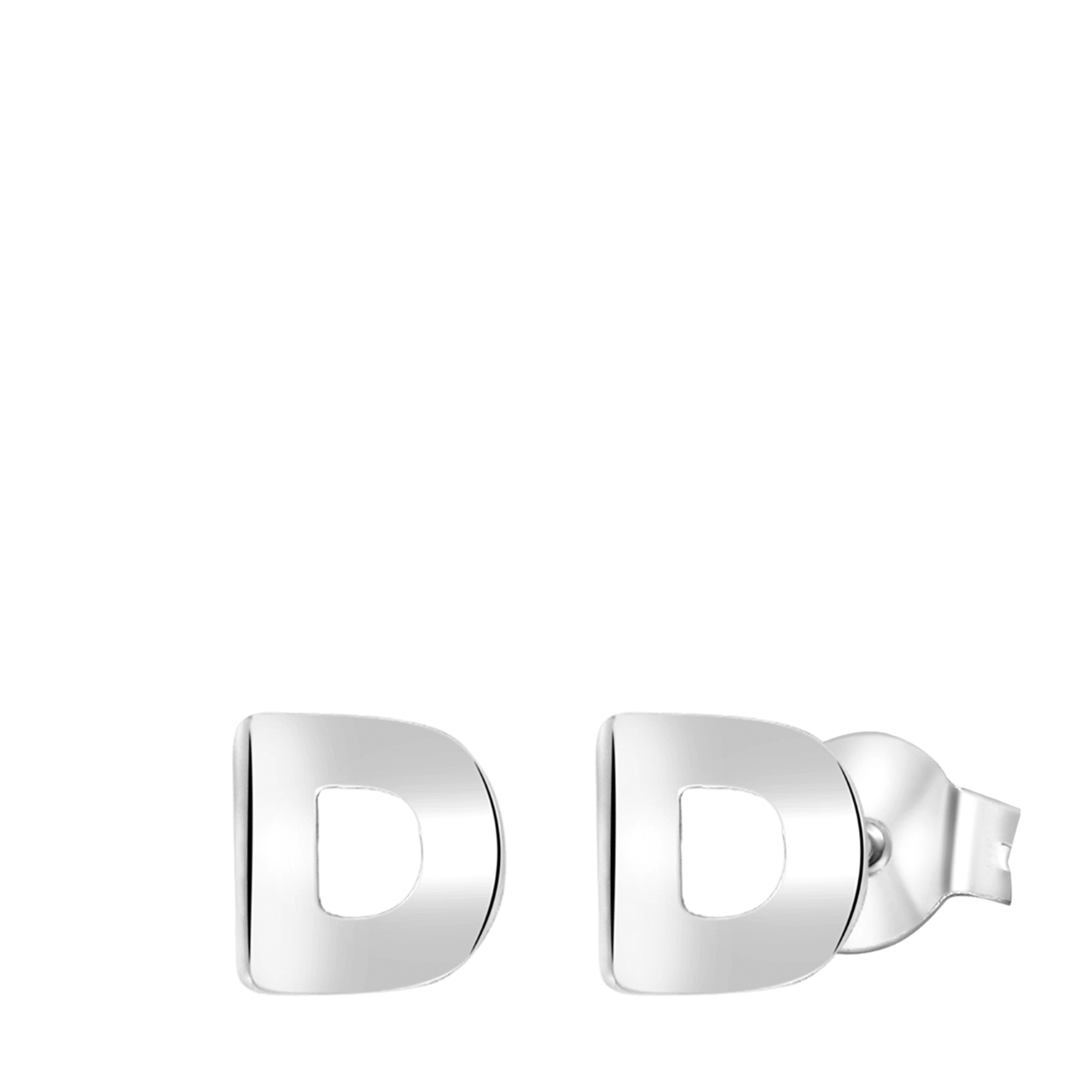 Kinderohrringe aus 925 Silber, Alphabet