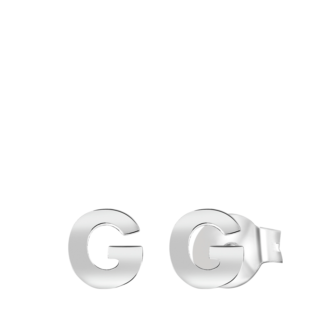 Kinderohrringe aus 925 Silber, Alphabet