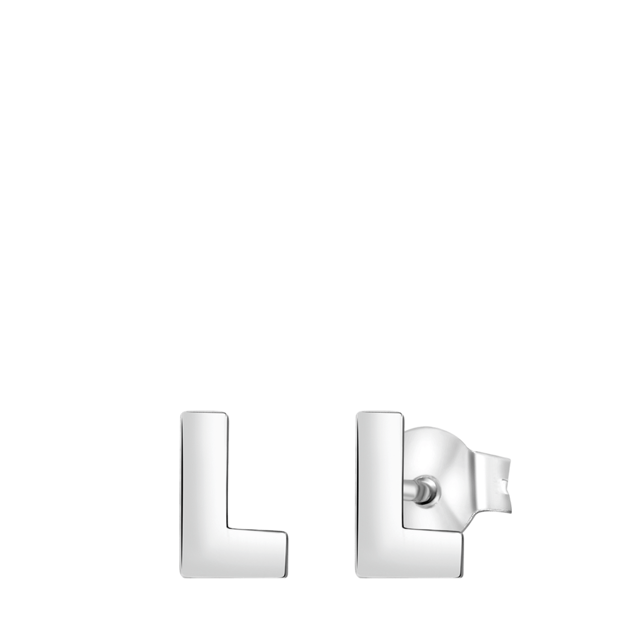 Kinderohrringe aus 925 Silber, Alphabet