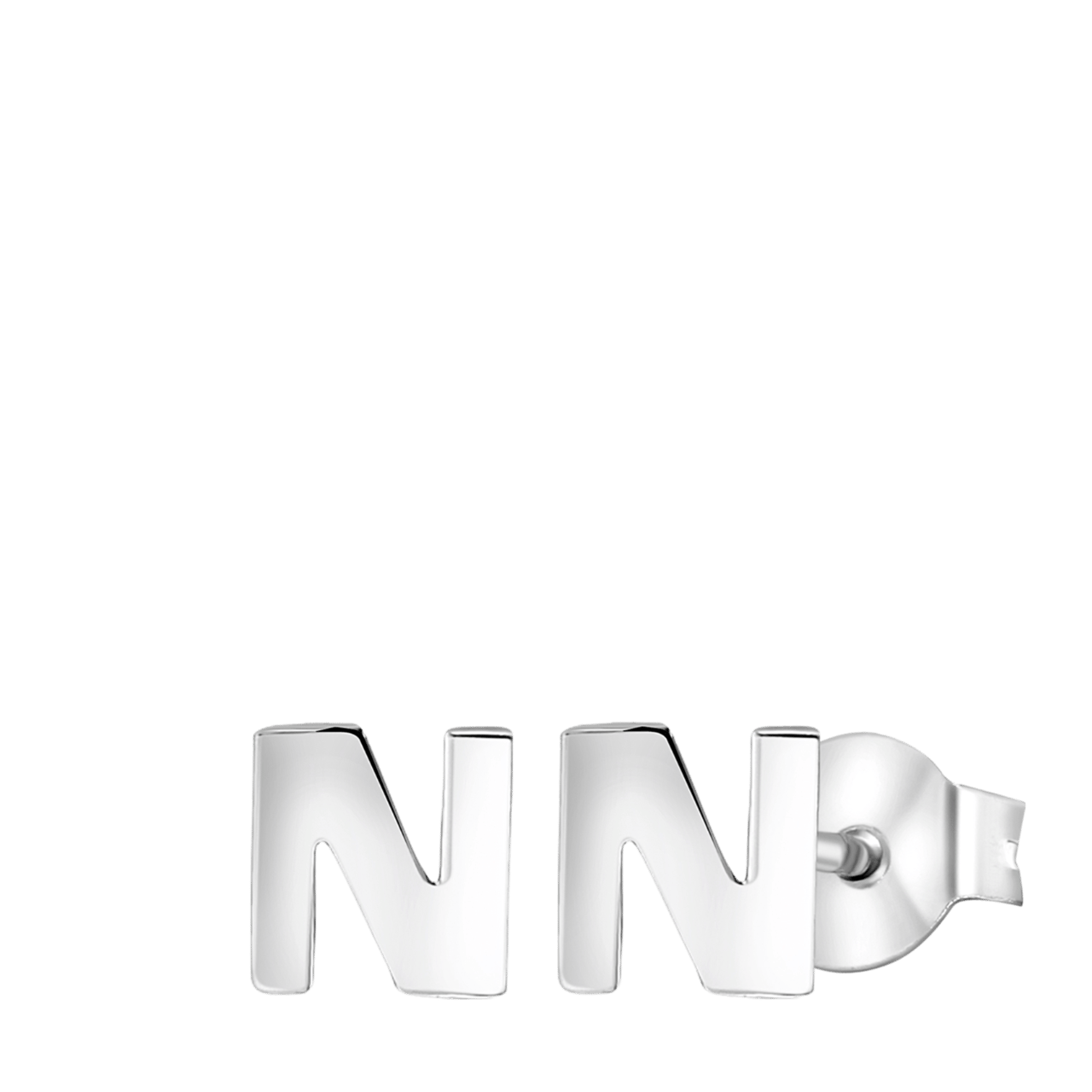 Kinderohrringe aus 925 Silber, Alphabet