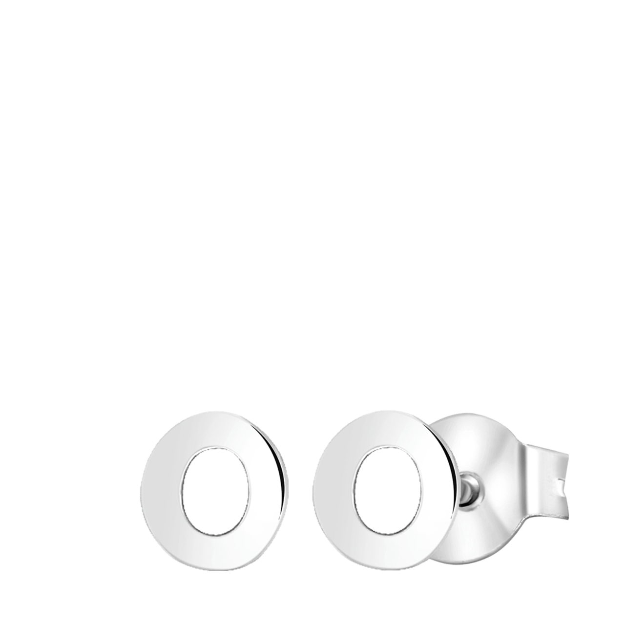 Kinderohrringe aus 925 Silber, Alphabet