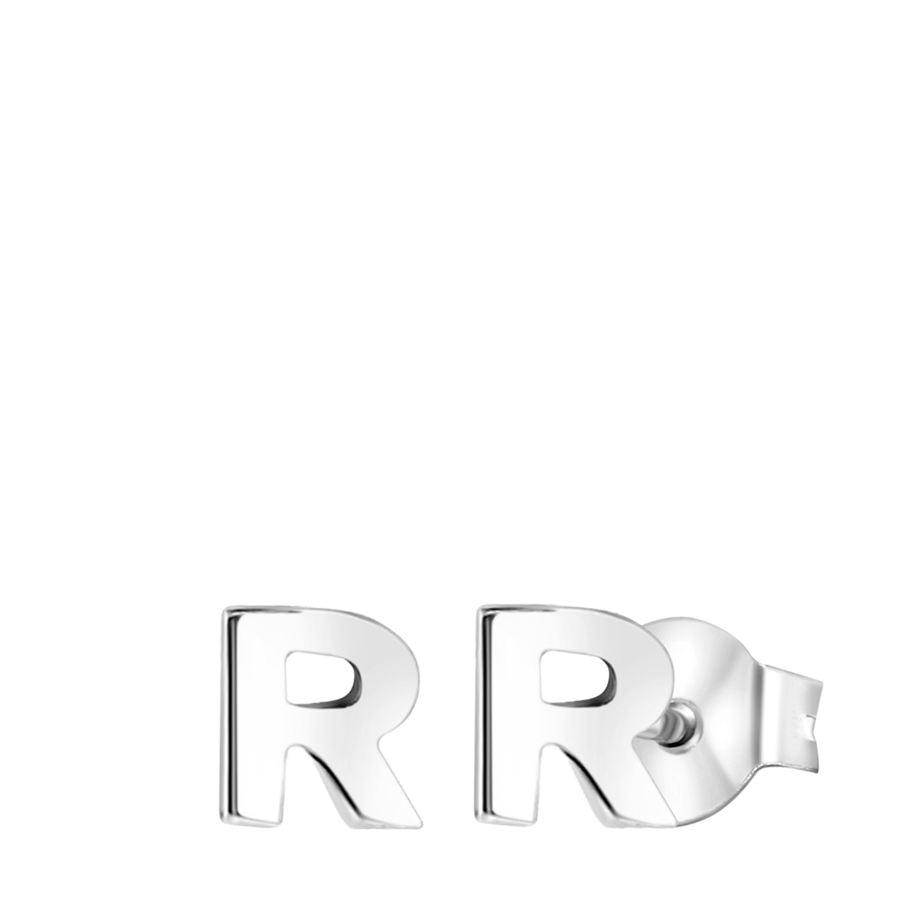 Kinderohrringe aus 925 Silber, Alphabet
