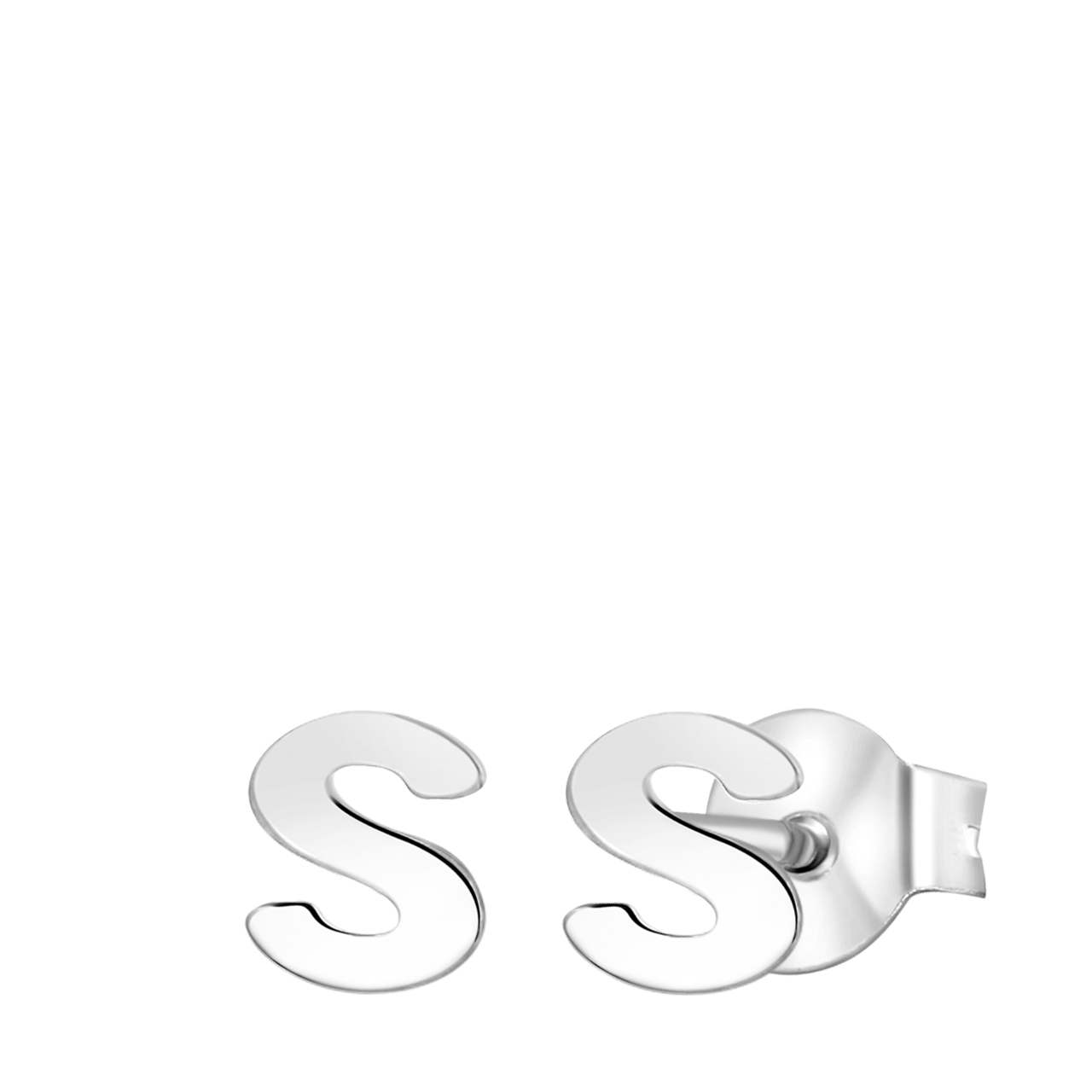 Kinderohrringe aus 925 Silber, Alphabet