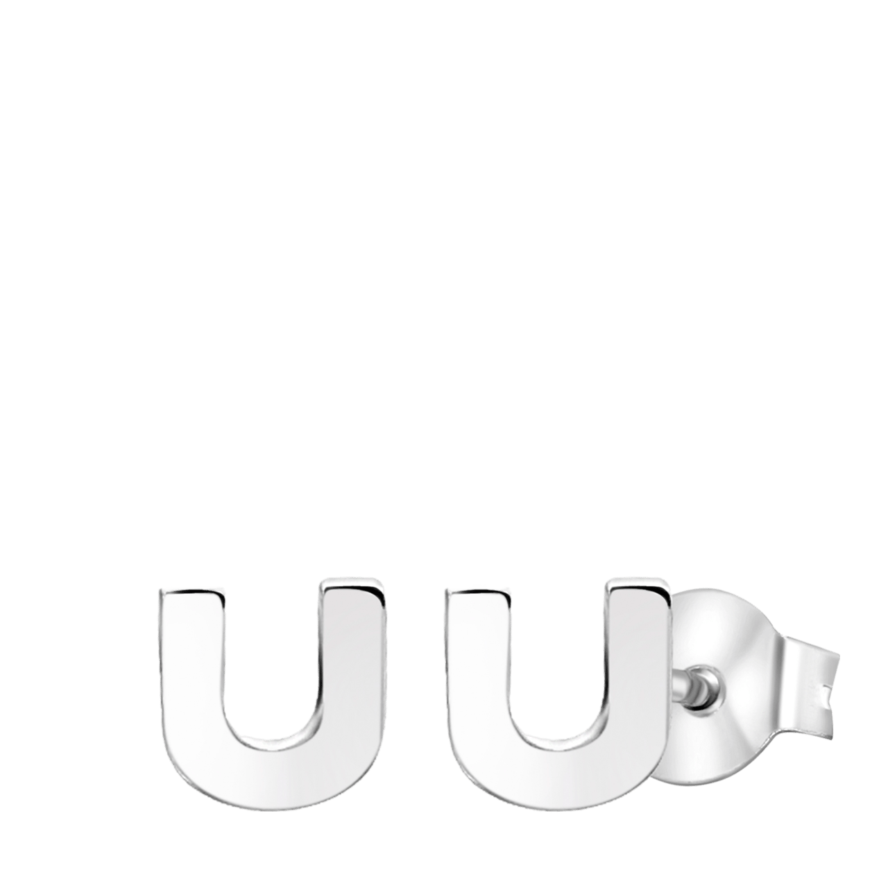 Kinderohrringe aus 925 Silber, Alphabet