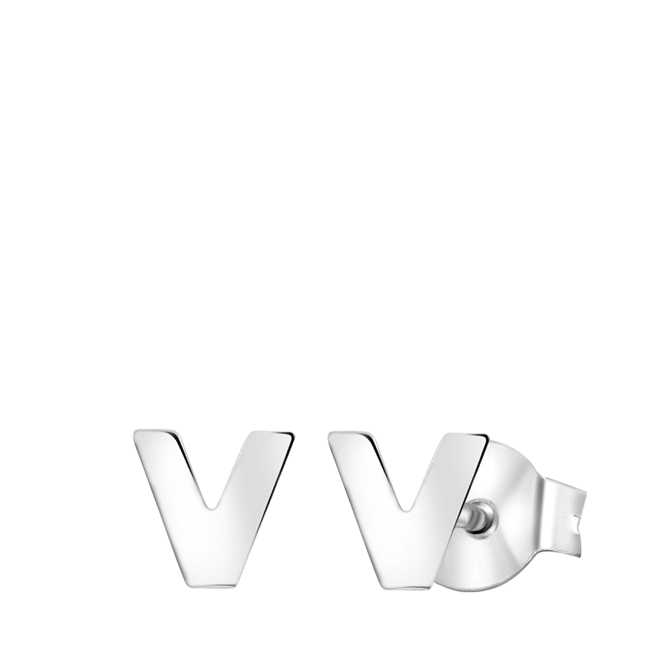 Kinderohrringe aus 925 Silber, Alphabet