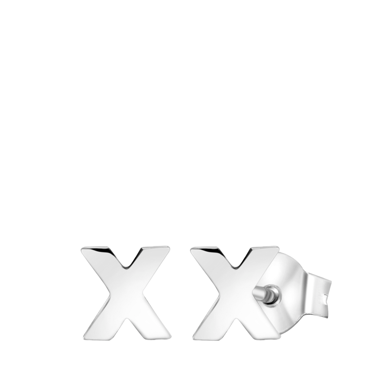 Kinderohrringe aus 925 Silber, Alphabet