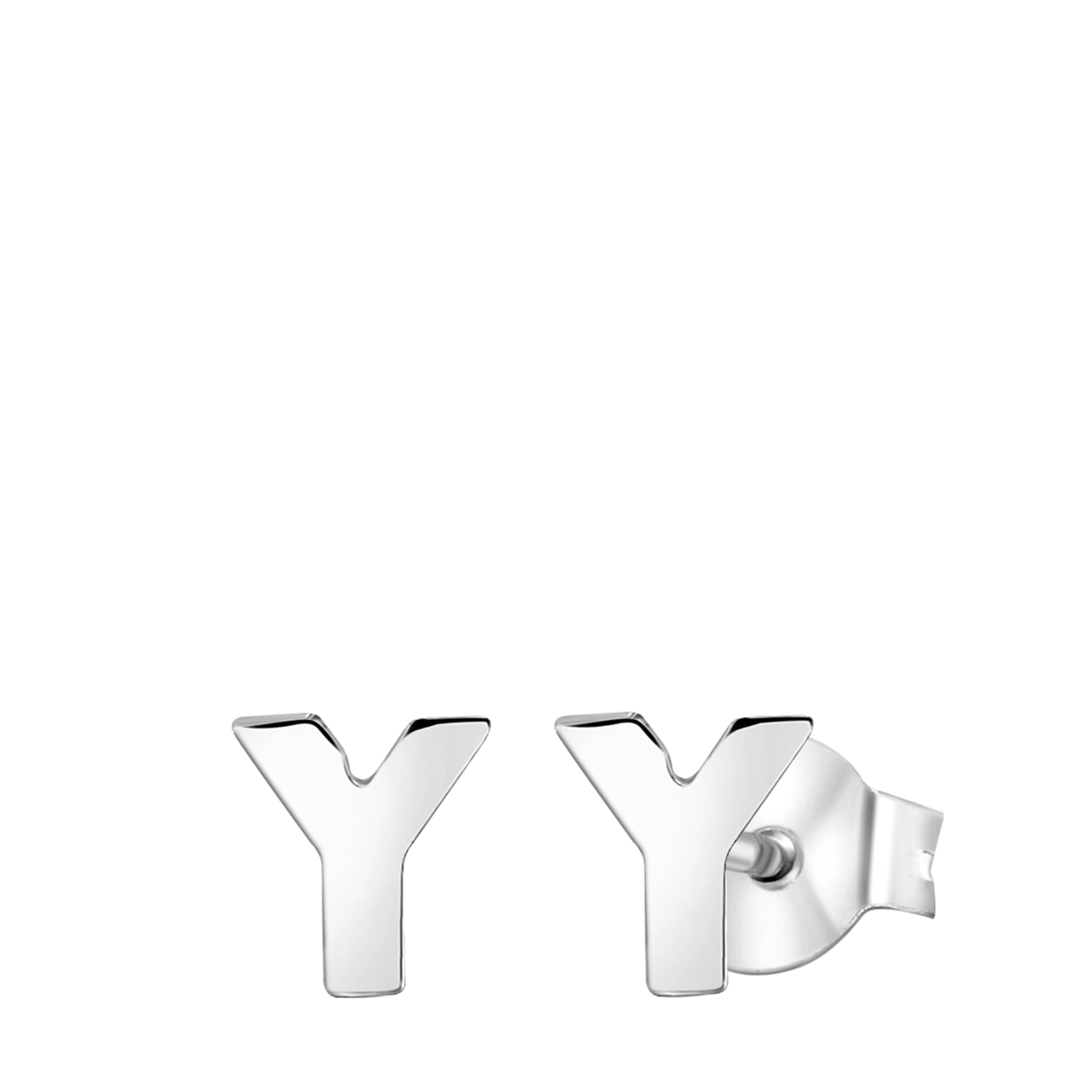 Kinderohrringe aus 925 Silber, Alphabet