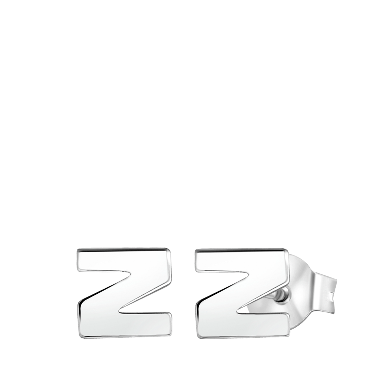 Kinderohrringe aus 925 Silber, Alphabet