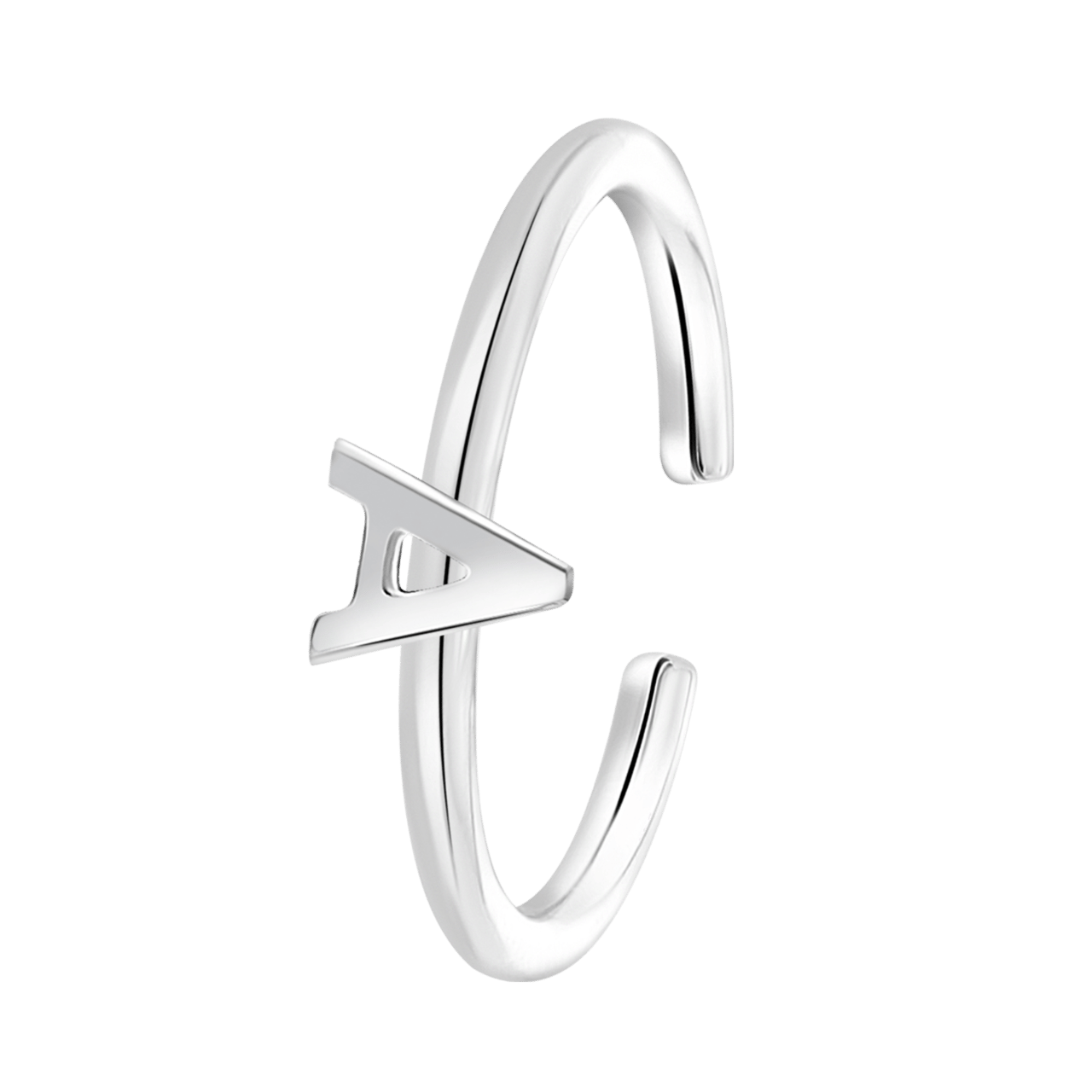 Kinderring aus 925 Silber, Alphabet