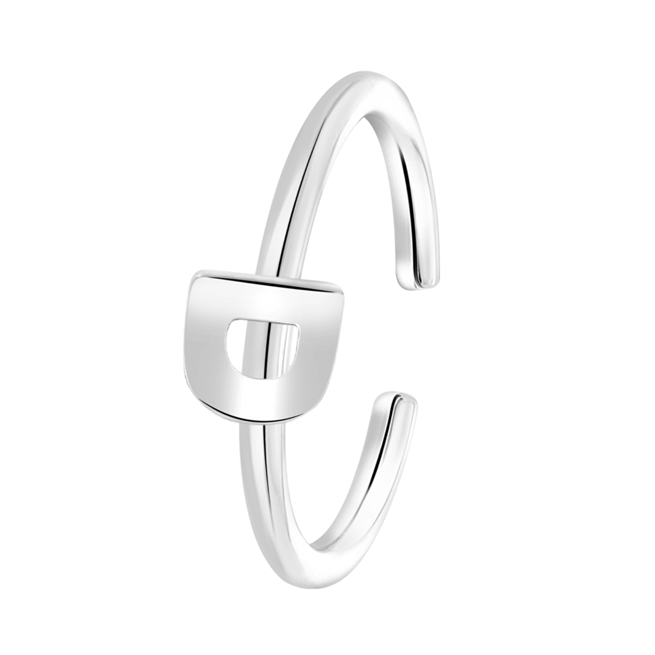 Kinderring aus 925 Silber, Alphabet