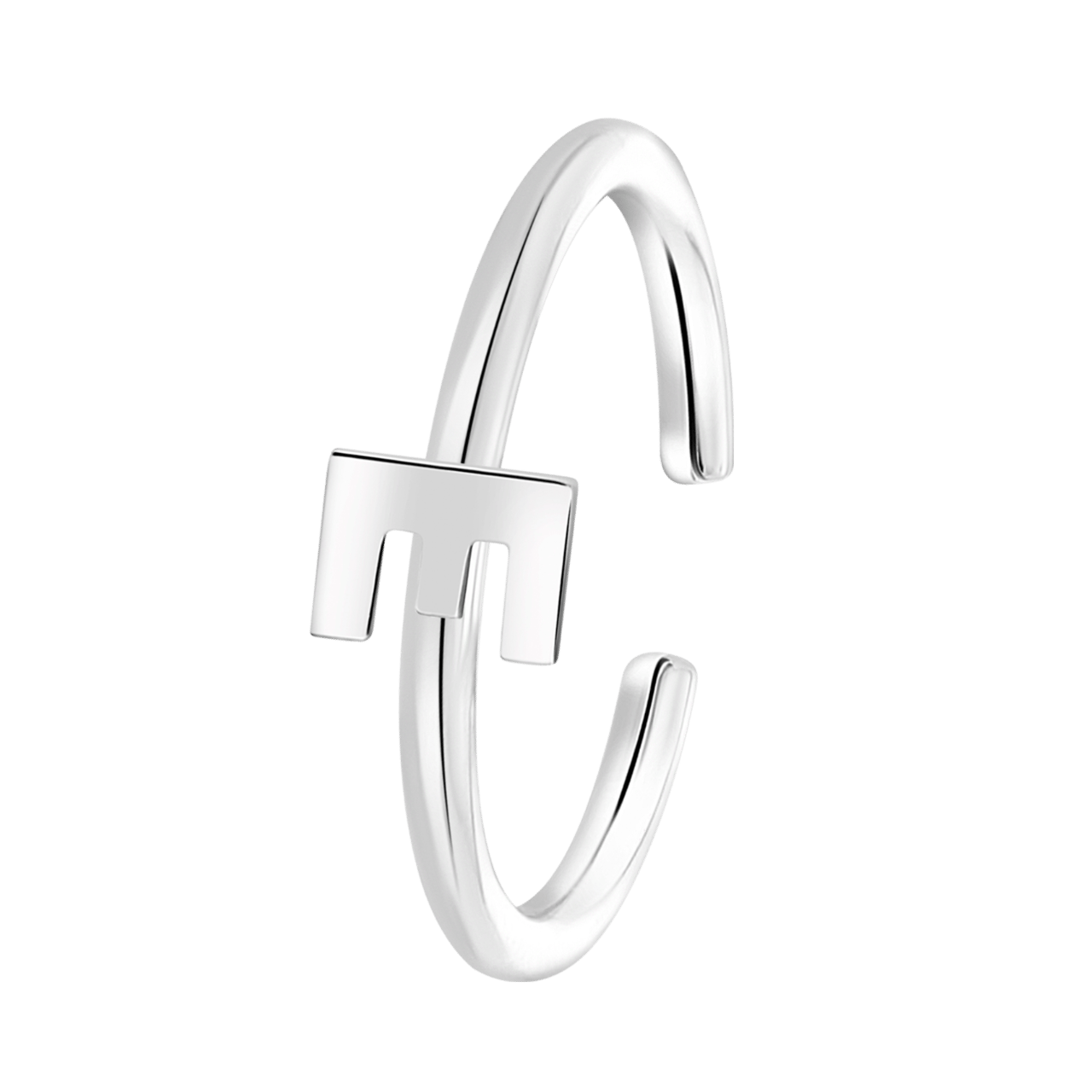 Kinderring aus 925 Silber, Alphabet