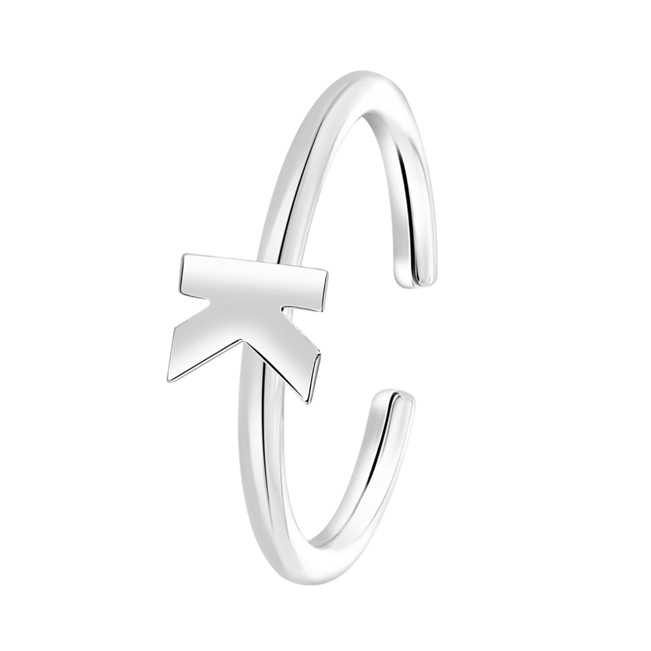 Kinderring aus 925 Silber, Alphabet