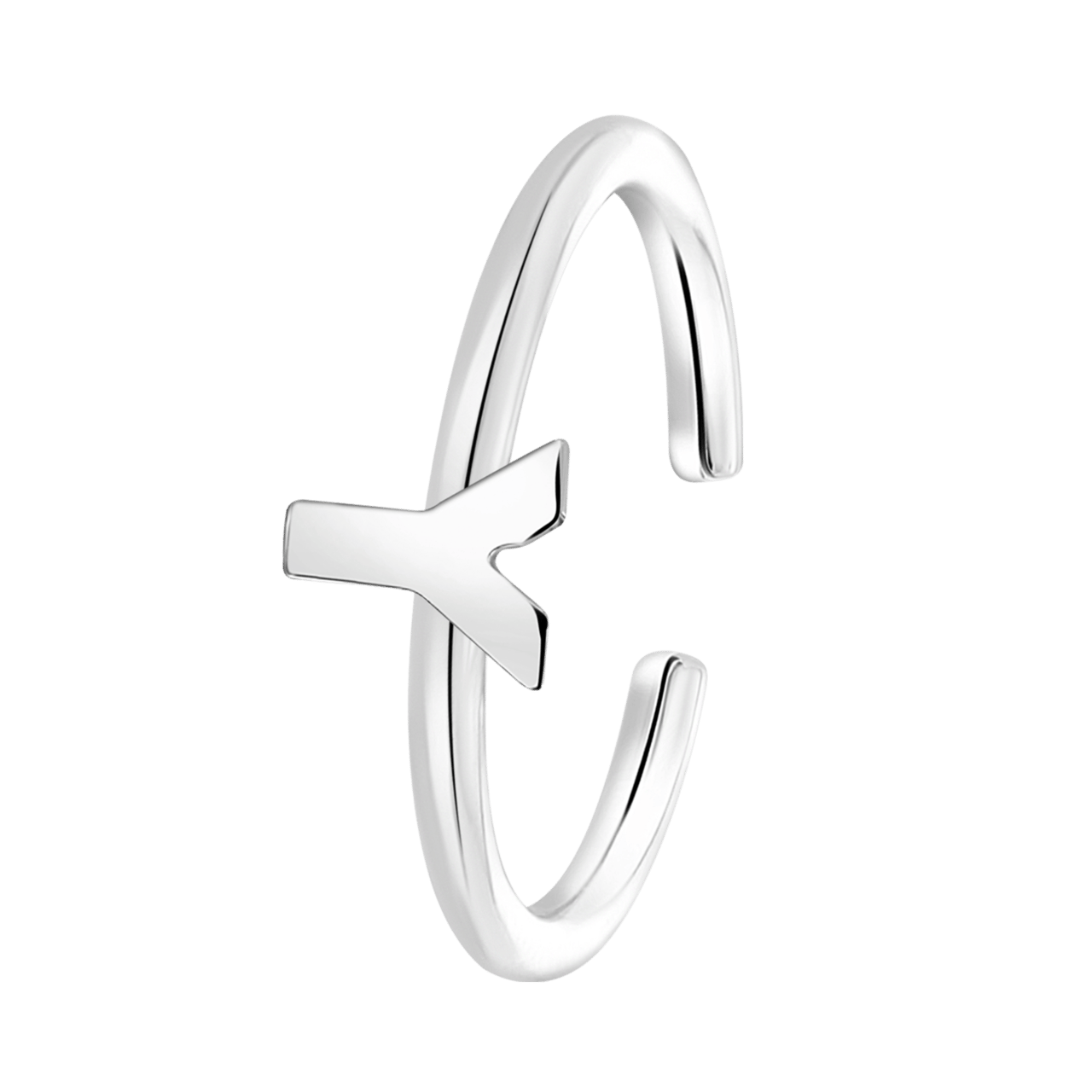 Kinderring aus 925 Silber, Alphabet
