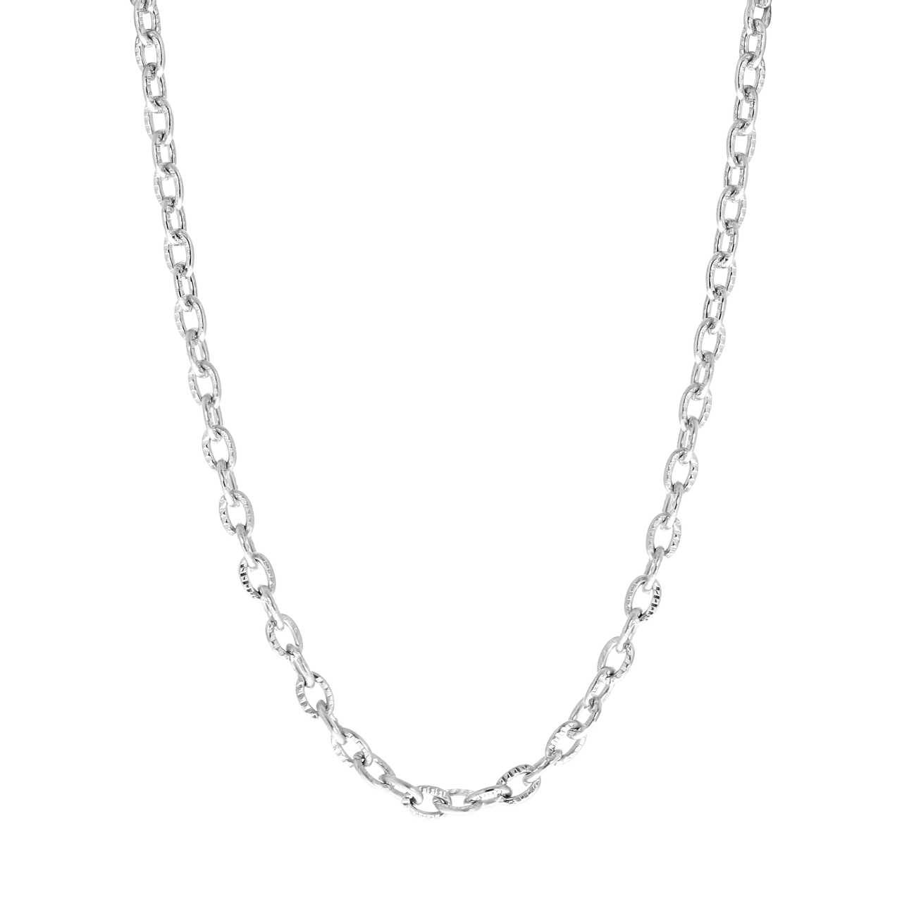Zilverkleurige bijoux ketting