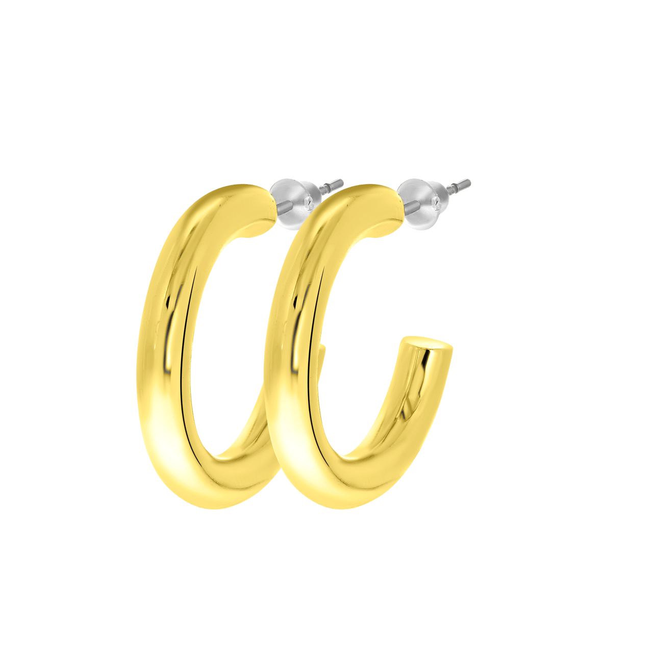Bijoux goudkleurige oorringen voor dames