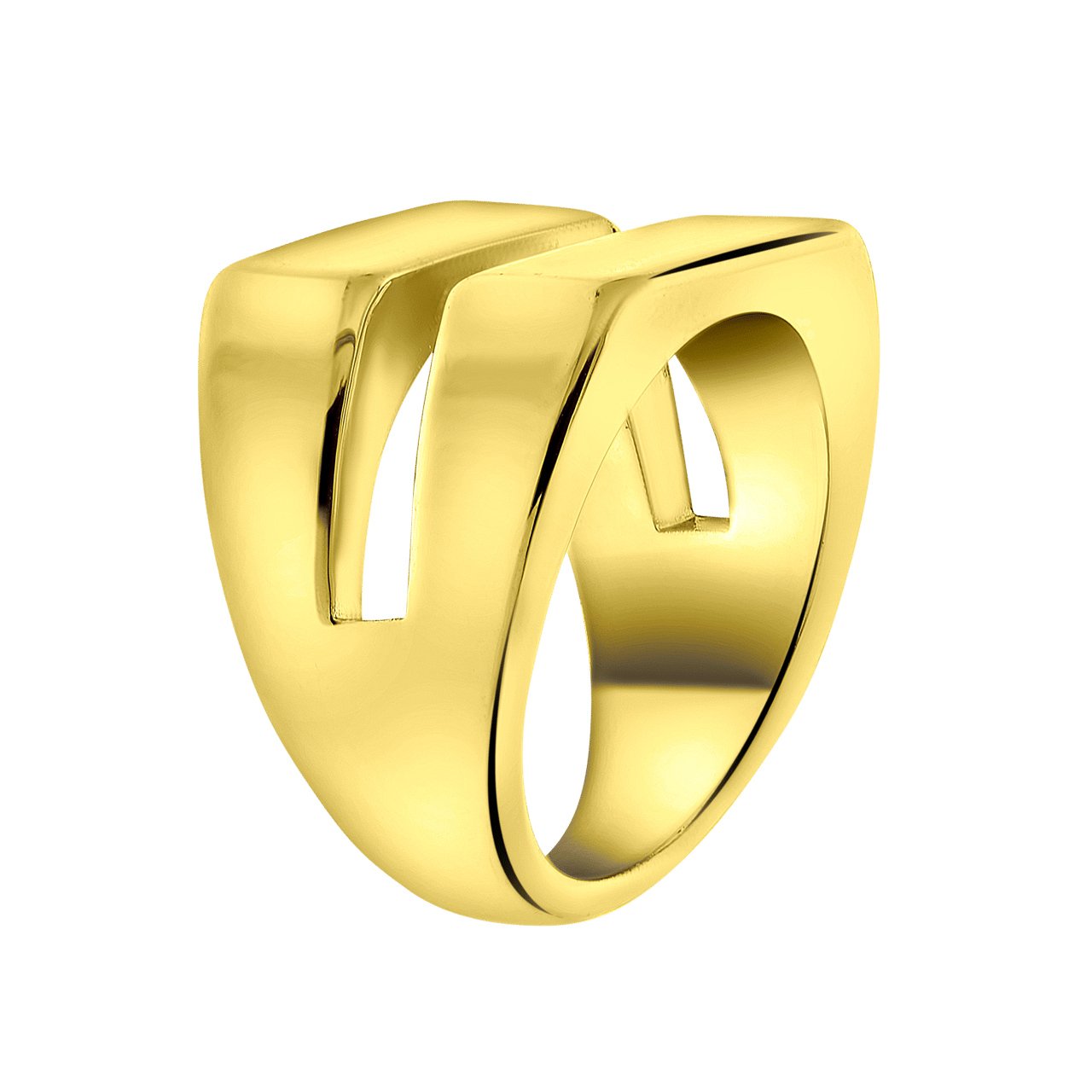 Bijoux goudkleurige ring voor dames
