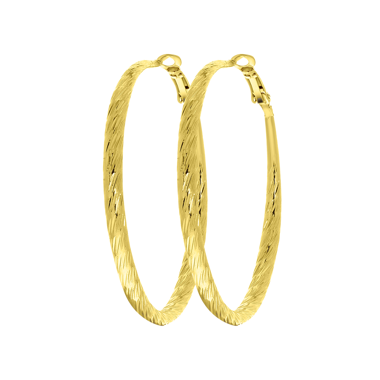 Bijoux goudkleurige oorringen voor dames