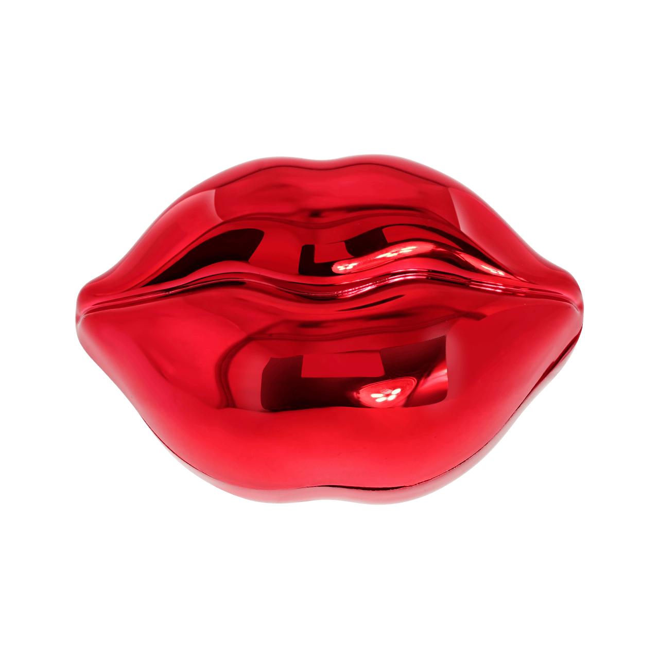 Lippenbalsam in der Form von roten Lippen