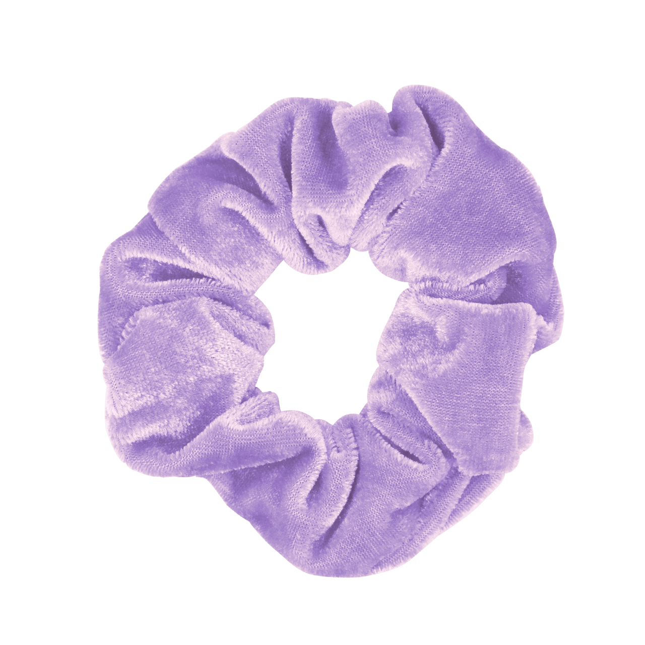 Violet velvet scrunchie