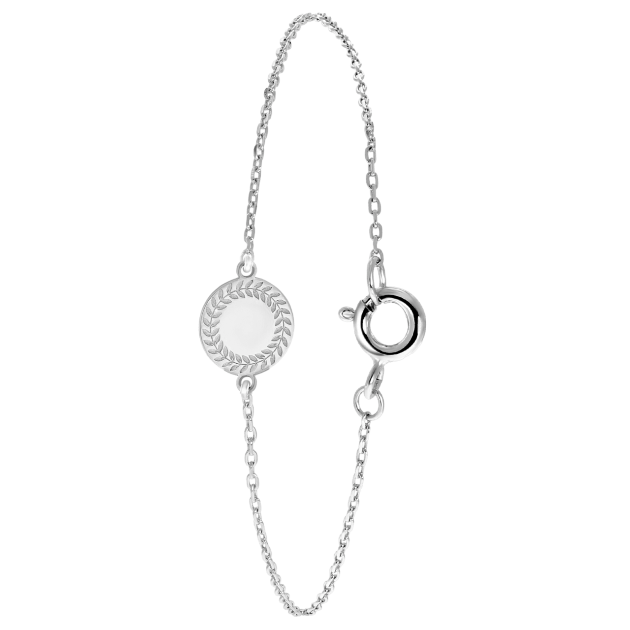 Zilveren armband Romeinse krans
