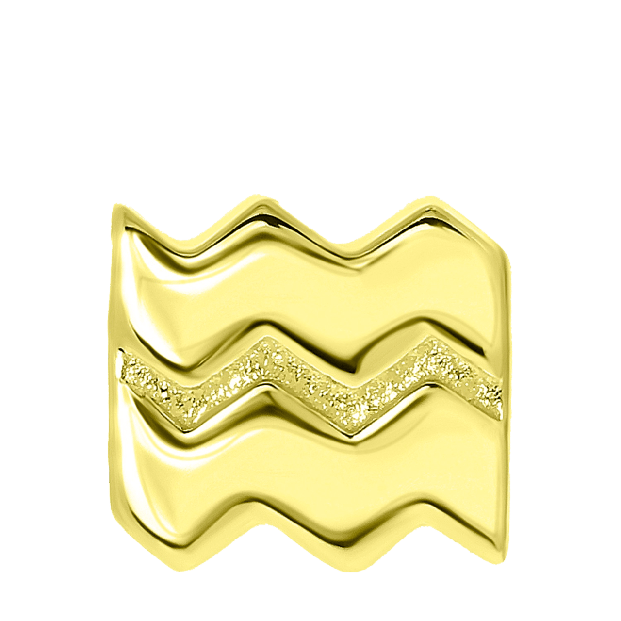 Zilveren hanger goldplated sterrenbeeld