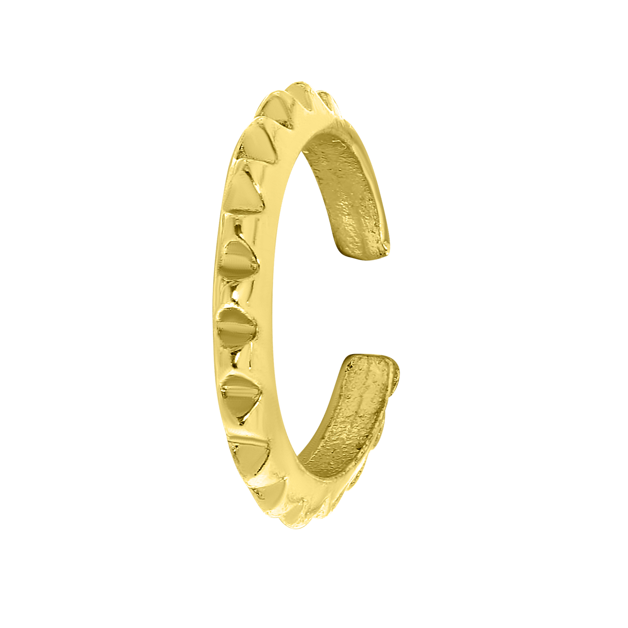 Goudkleurige byoux earcuff