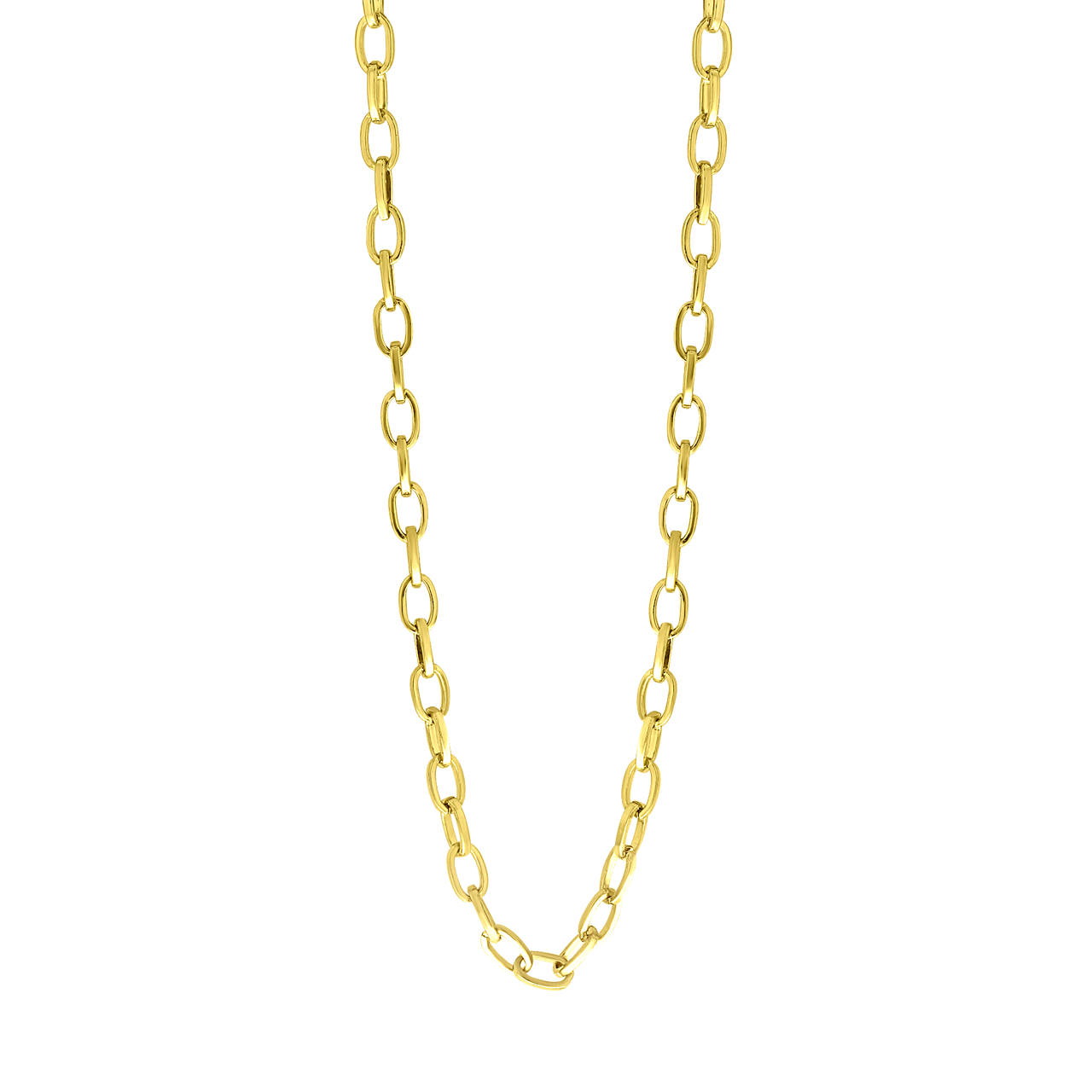 Goudkleurige bijoux ketting 
