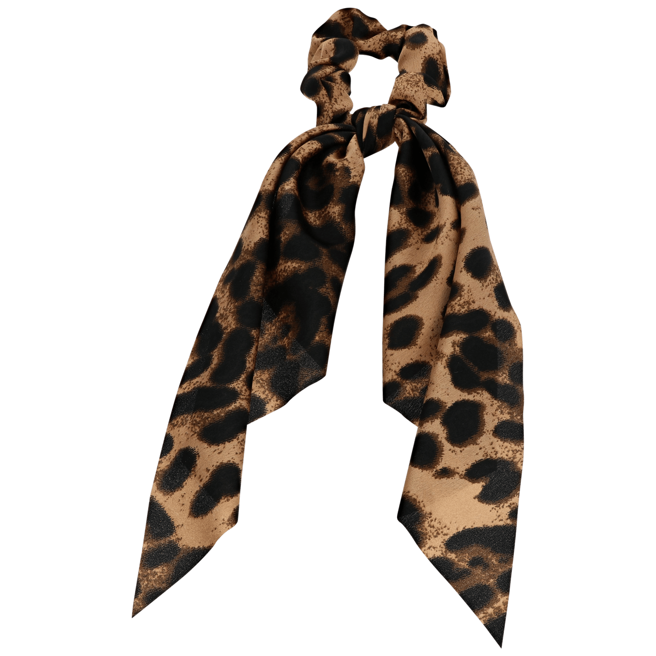 Scrunchie im Leopardenmuster mit Tuch