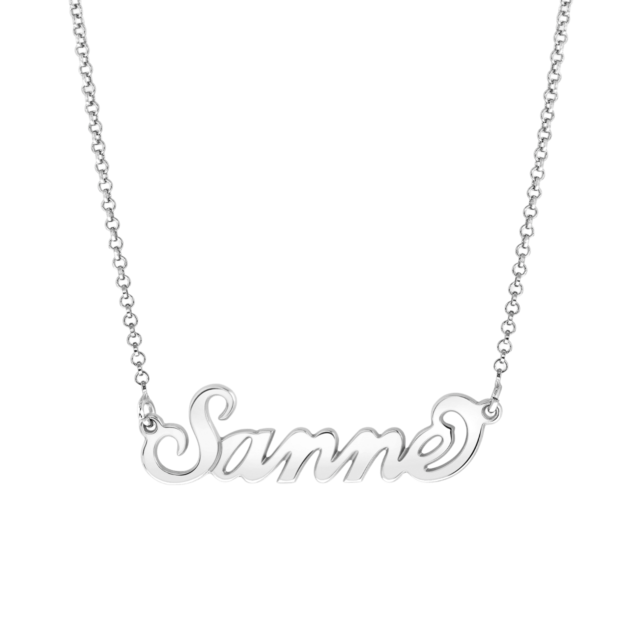 Namenskette, 925 Silber, Carrie