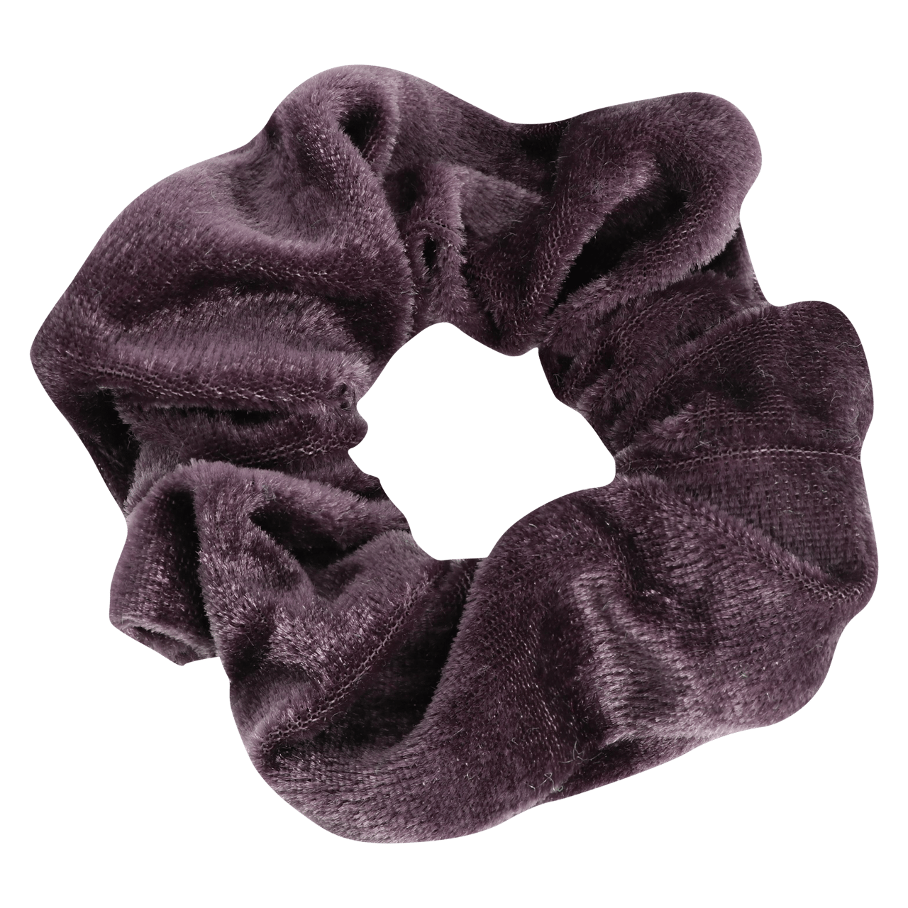 Samt-Scrunchie, lila