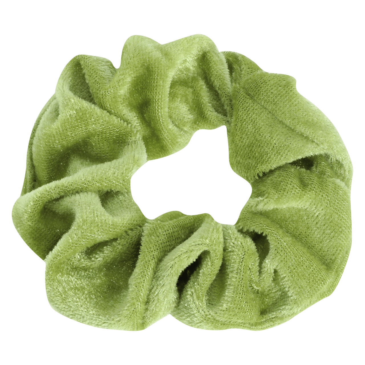 Samt-Scrunchie, hellgrün