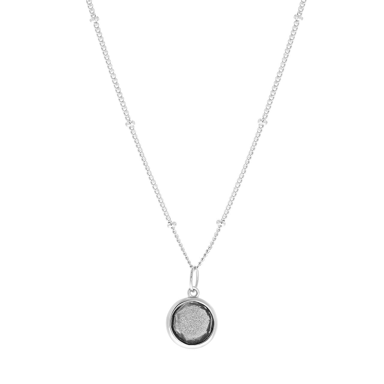 Kette & Anhänger aus 925 Silber, Edelstein Labradorit