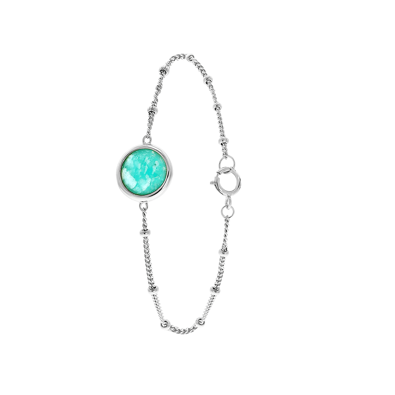 Zilveren armband Gemstone amazonite