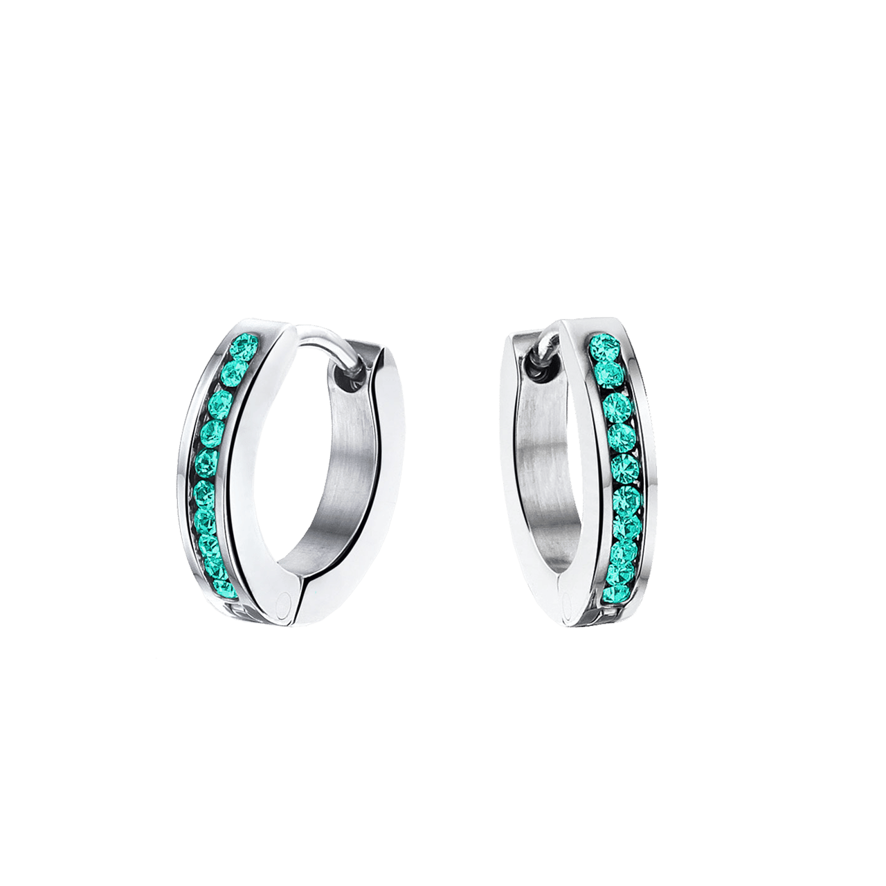 Little Miss Fabulous stainless steel kinderoorbellen aqua bohemica kristal